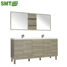 Modern bathroom cabinet mirror cabinet PB/PVC any type for customized